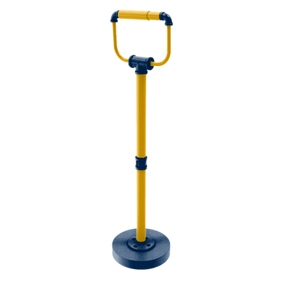 Collegiate Collection Freestanding Toilet Tissue Stand Mountaineer State Blue and Gold Edition