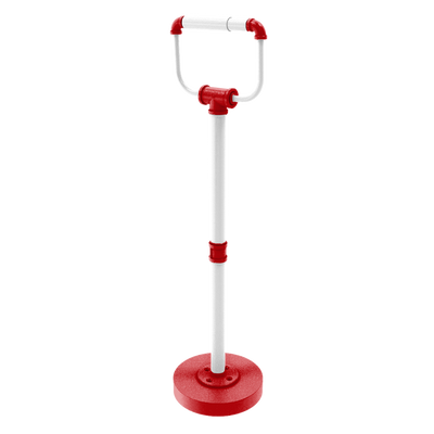 Collegiate Collection Freestanding Toilet Tissue Stand Badger State Red and White Edition