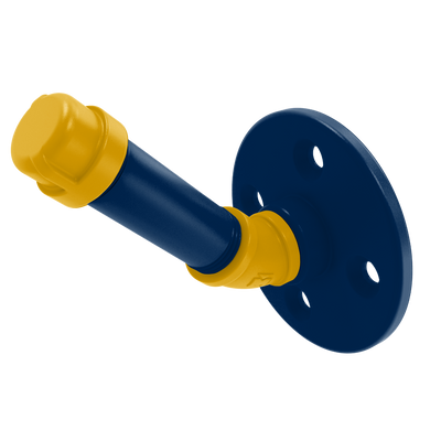 Collegiate Collection Single Robe Hook Mountaineer State Blue and Gold Edition