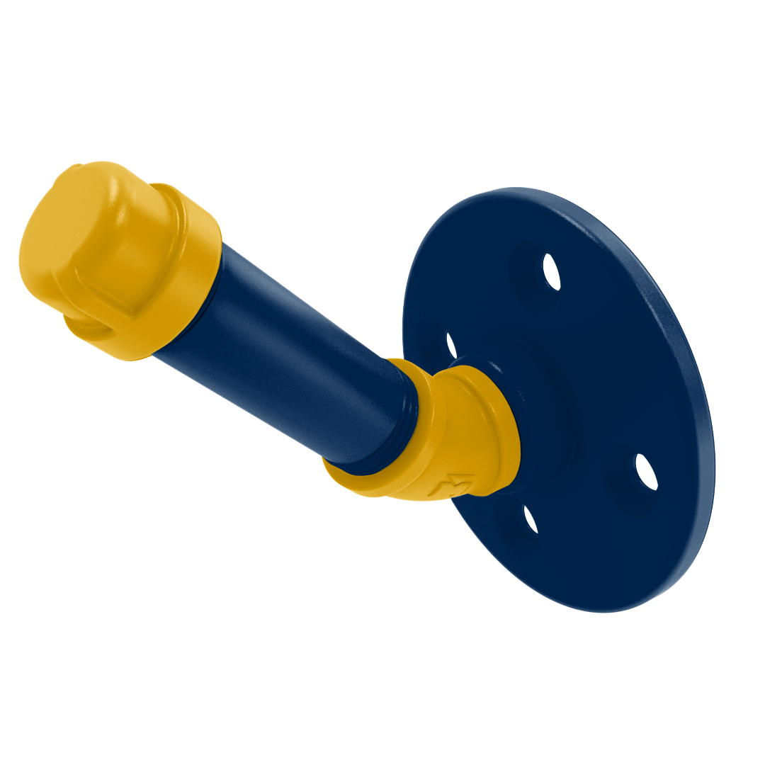 Collegiate Collection Single Robe Hook Mountaineer State Blue and Gold Edition