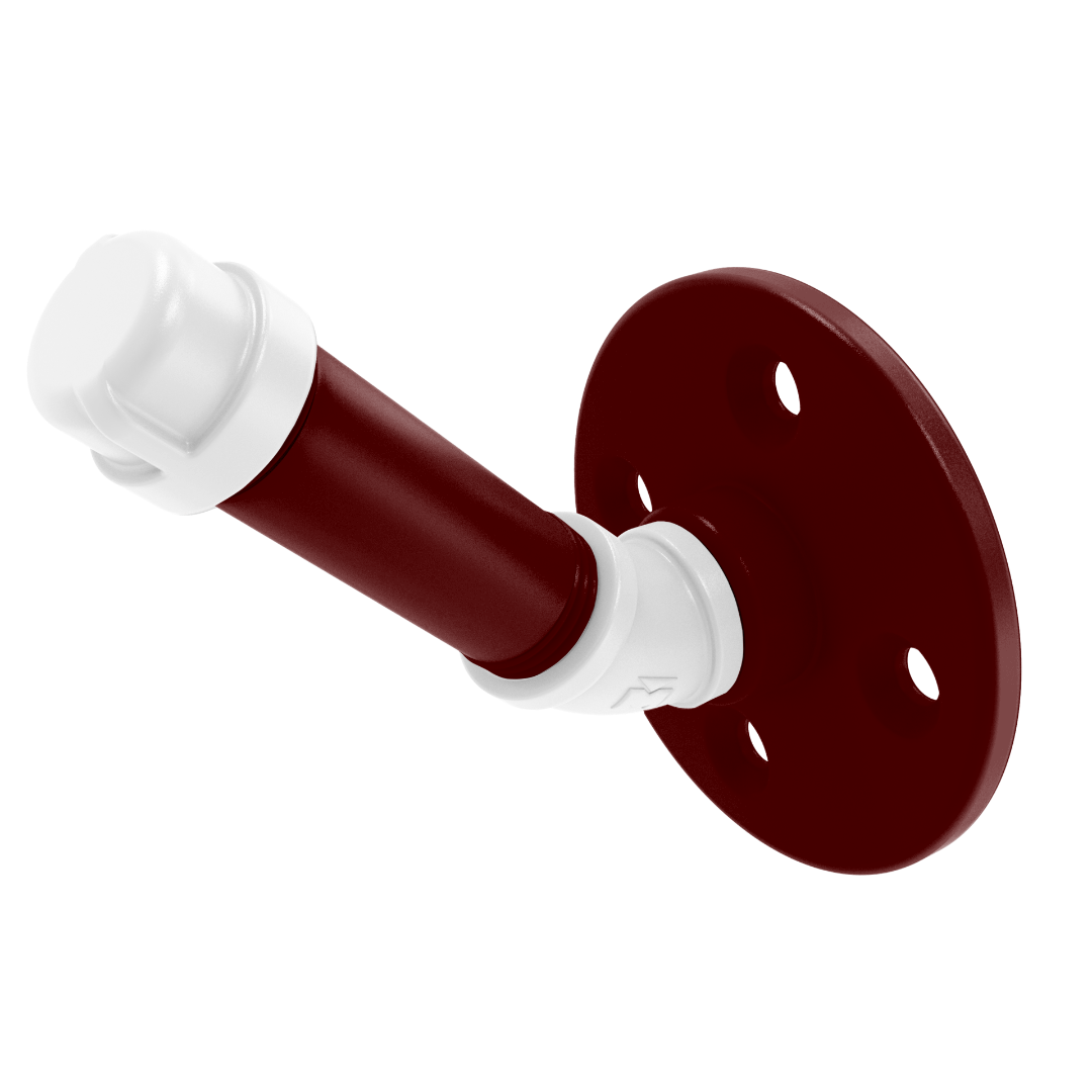 Collegiate Collection Single Robe Hook College Station Maroon and White Edition