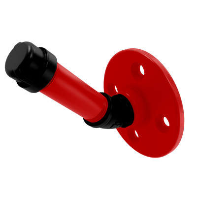 Collegiate Collection Single Robe Hook Lubbock Red and Black Edition