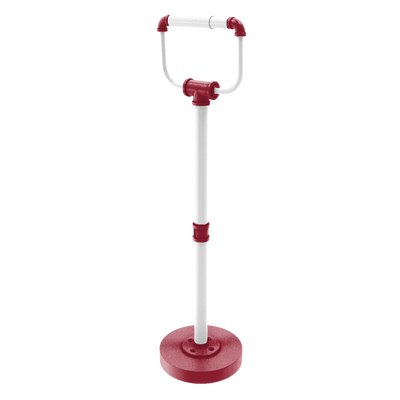 Collegiate Collection Freestanding Toilet Tissue Stand Fayetteville Red and White Edition