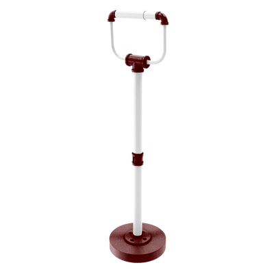 Collegiate Collection Freestanding Toilet Tissue Stand College Station Maroon and White Edition