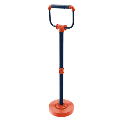 Collegiate Collection Freestanding Toilet Tissue Stand Champaign Orange and Blue Edition