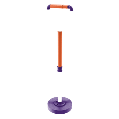 Collegiate Collection Freestanding Toilet Tissue Stand Foothills Orange and Purple Edition