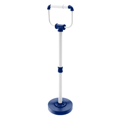 Collegiate Collection Freestanding Toilet Tissue Stand Durham Blue and White Edition