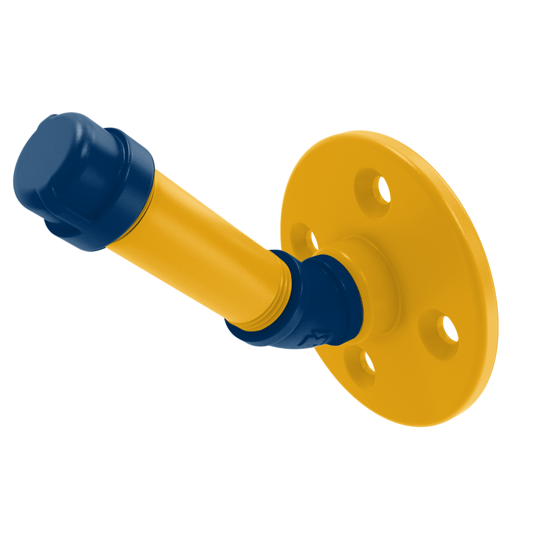 Collegiate Collection Single Robe Hook Bay Area Blue and Gold Edition