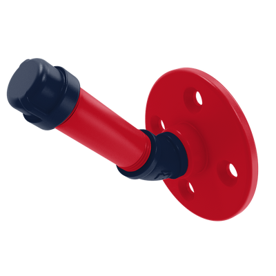 Collegiate Collection Single Robe Hook Oxford Red and Navy Edition