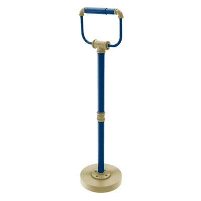 Collegiate Collection Freestanding Toilet Tissue Stand Atlanta Gold and White Edition