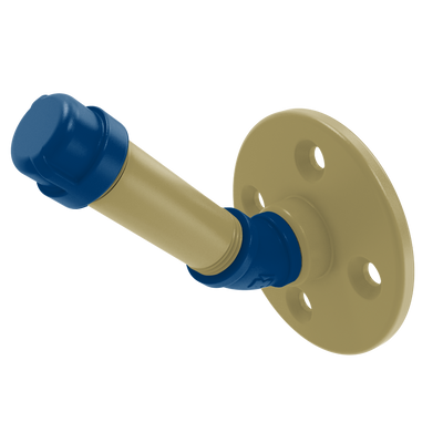 Collegiate Collection Single Robe Hook Atlanta Gold and White Edition