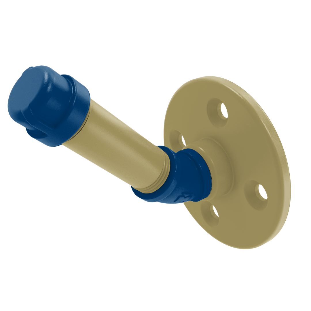 Collegiate Collection Single Robe Hook Atlanta Gold and White Edition