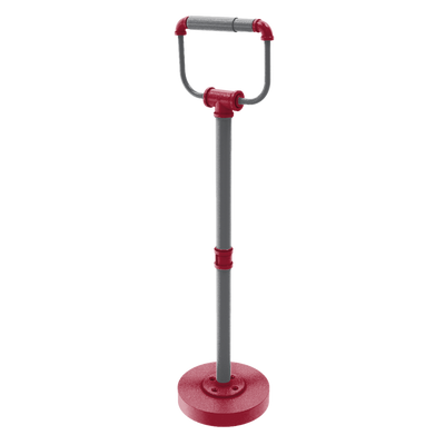 Collegiate Collection Freestanding Toilet Tissue Stand Pullman Crimson and Gray Edition