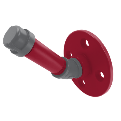 Collegiate Collection Single Robe Hook Pullman Crimson and Gray Edition