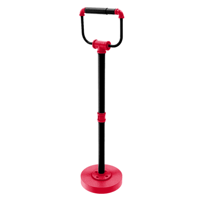 Collegiate Collection Freestanding Toilet Tissue Stand Cincy Red and Black Edition
