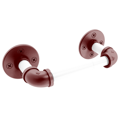 Collegiate Collection 2 Post Toilet Paper Holder College Station Maroon and White Edition