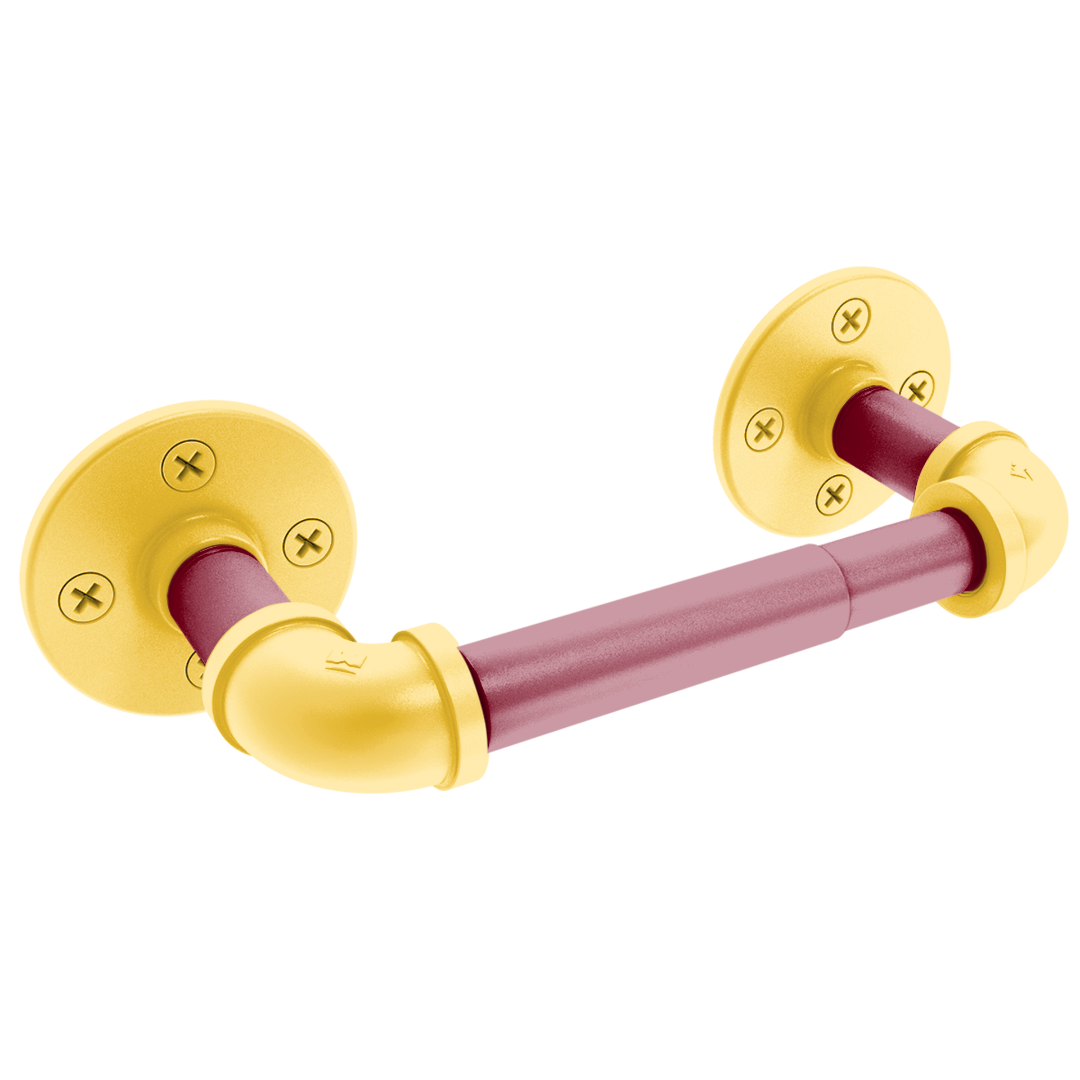 Collegiate Collection 2 Post Toilet Paper Holder Twin Cities Maroon and Gold Edition