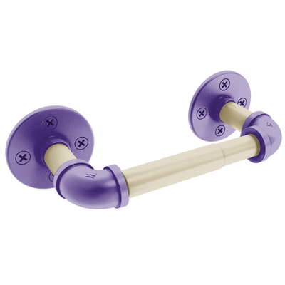 Collegiate Collection 2 Post Toilet Paper Holder Seattle Purple and Gold Edition