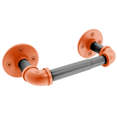 Collegiate Collection 2 Post Toilet Paper Holder Corvallis Orange and Black Edition