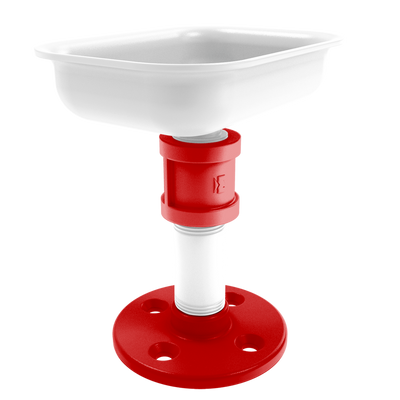 Collegiate Collection Vanity Top Soap Dish Cornhusker Red and White Edition