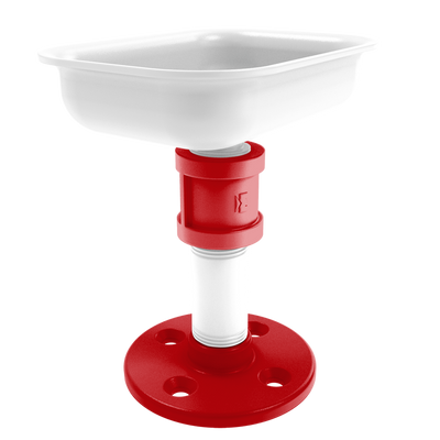 Collegiate Collection Vanity Top Soap Dish Badger State Red and White Edition