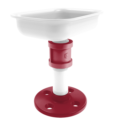Collegiate Collection Vanity Top Soap Dish Fayetteville Red and White Edition