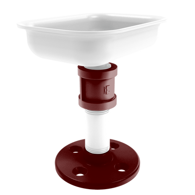 Collegiate Collection Vanity Top Soap Dish College Station Maroon and White Edition