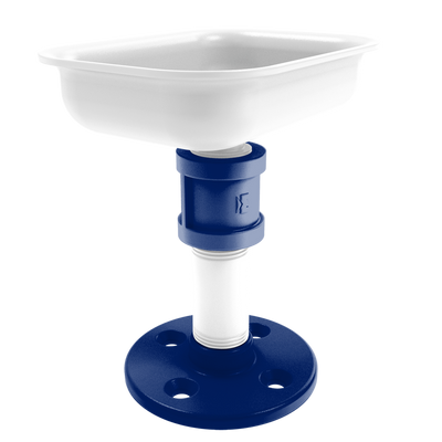 Collegiate Collection Vanity Top Soap Dish Durham Blue and White Edition