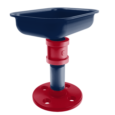 Collegiate Collection Vanity Top Soap Dish Tucson Red and Blue Edition