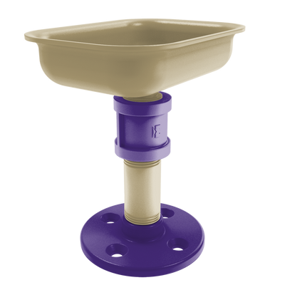 Collegiate Collection Vanity Top Soap Dish Seattle Purple and Gold Edition