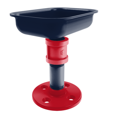 Collegiate Collection Vanity Top Soap Dish Oxford Red and Navy Edition