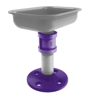 Collegiate Collection Vanity Top Soap Dish Flint Hills Purple and Silver Edition