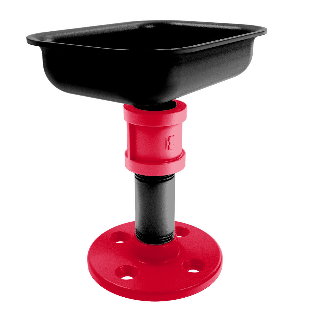 Collegiate Collection Vanity Top Soap Dish Cincy Red and Black Edition