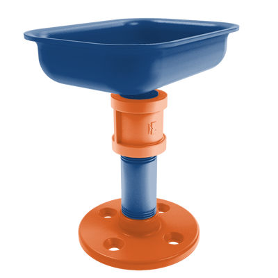 Collegiate Collection Vanity Top Soap Dish Treasure Valley Blue and Orange Edition