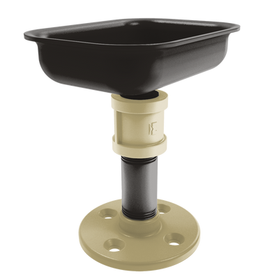 Collegiate Collection Vanity Top Soap Dish Boulder Black and Gold Edition