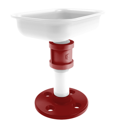 Collegiate Collection Vanity Top Soap Dish Silicon Valley Red and White Edition