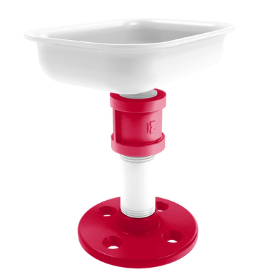 Collegiate Collection Vanity Top Soap Dish Salt Lake Red and White Edition