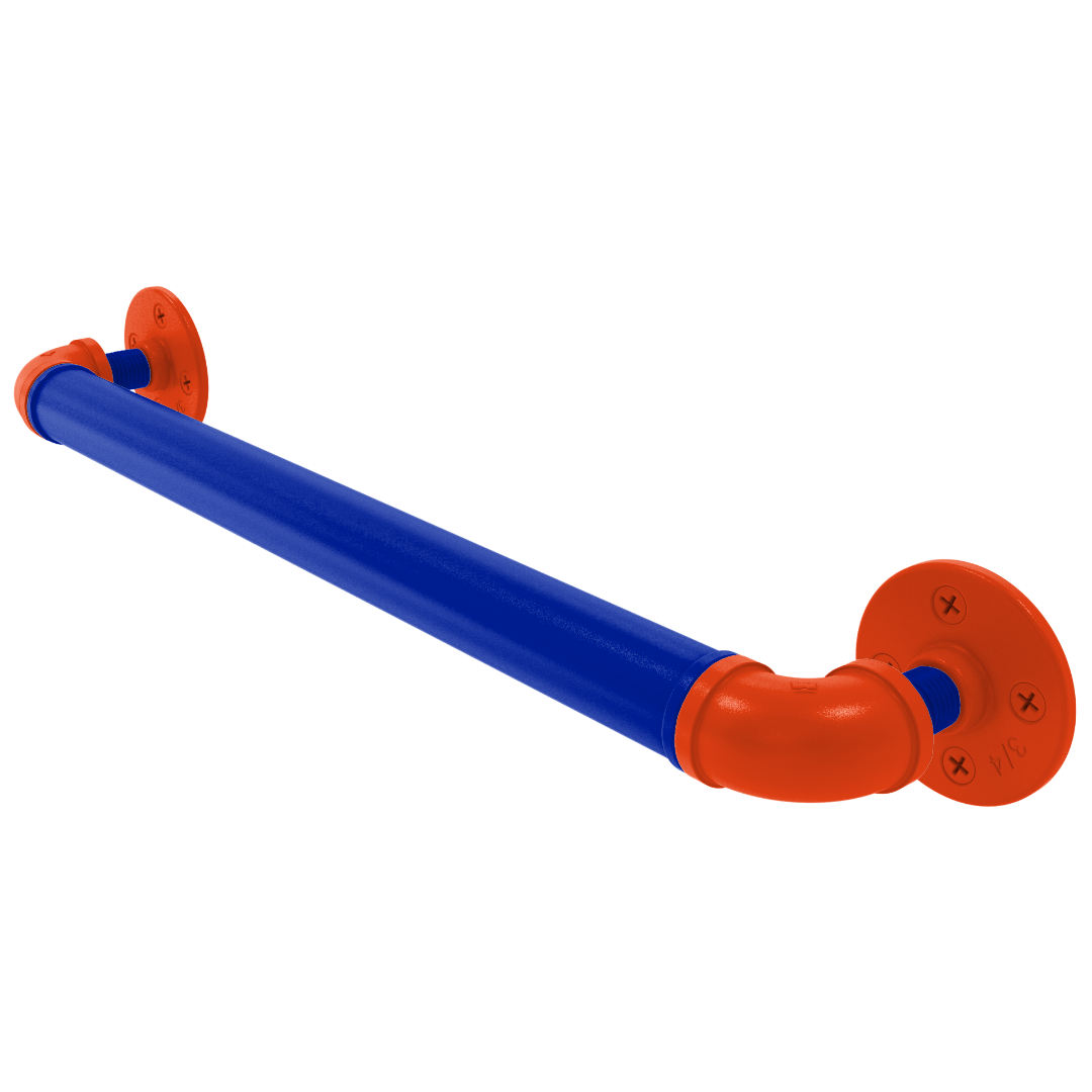 Collegiate Collection Grab Bar Swamp Blue and Orange Edition