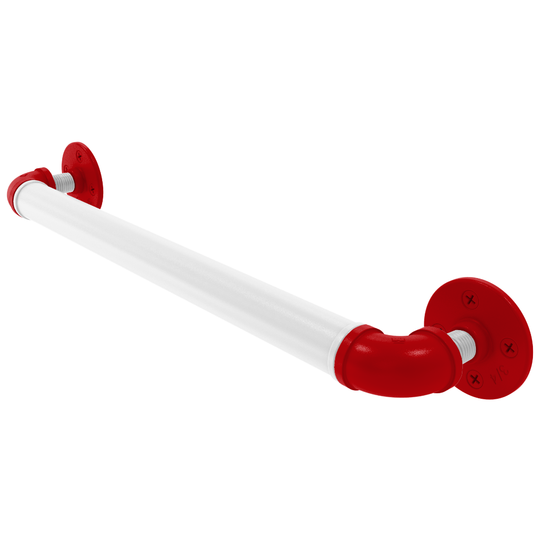 Collegiate Collection Grab Bar Badger State Red and White Edition