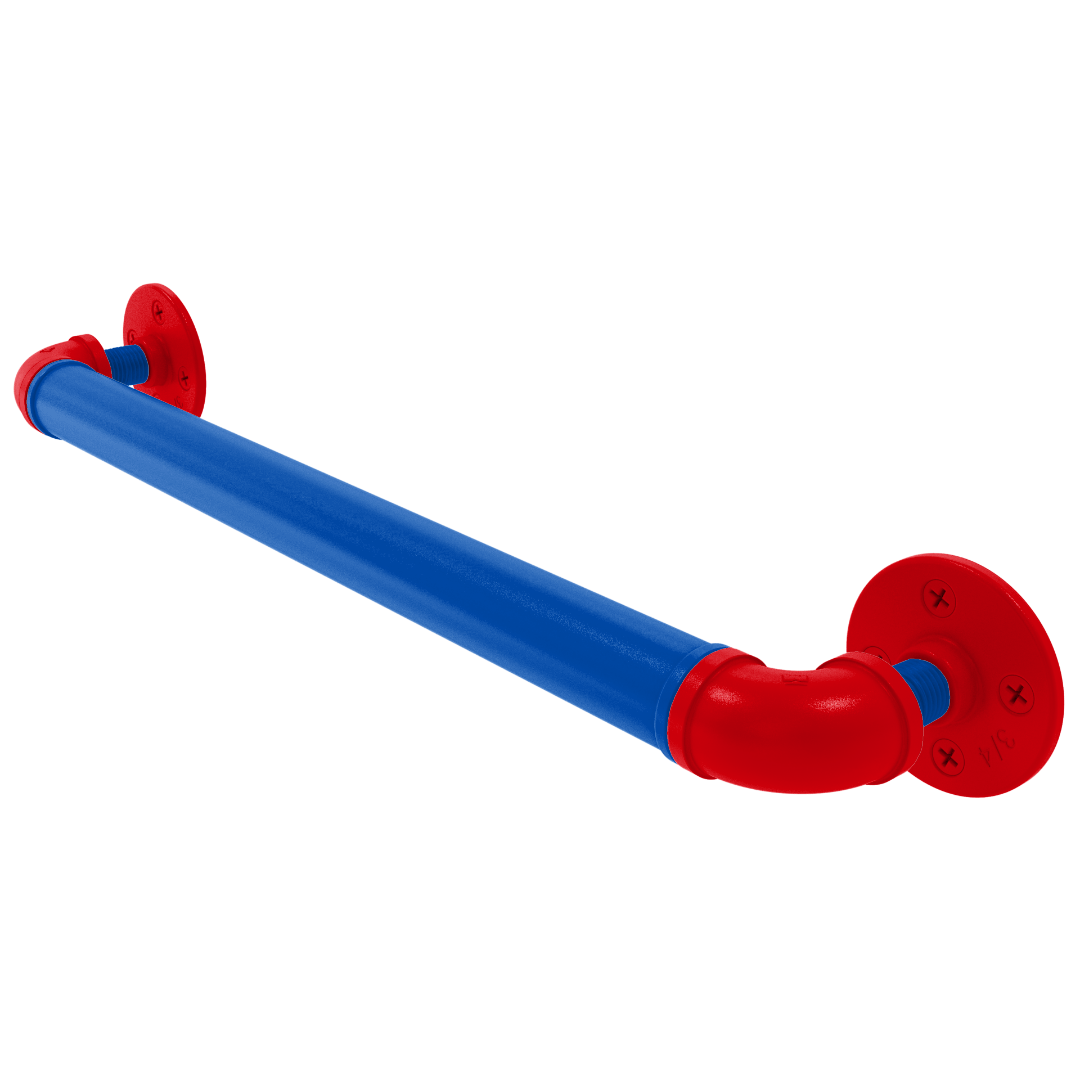 Collegiate Collection Grab Bar Lawrence Blue and Crimson Edition