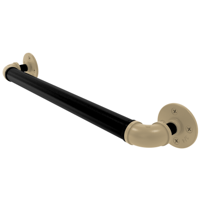 Collegiate Collection Grab Bar West Lafayette Black and Gold Edition