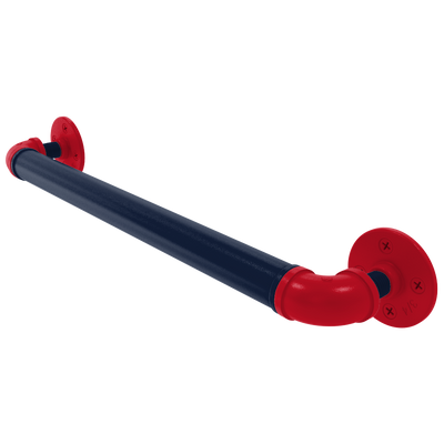 Collegiate Collection Grab Bar Oxford Red and Navy Edition