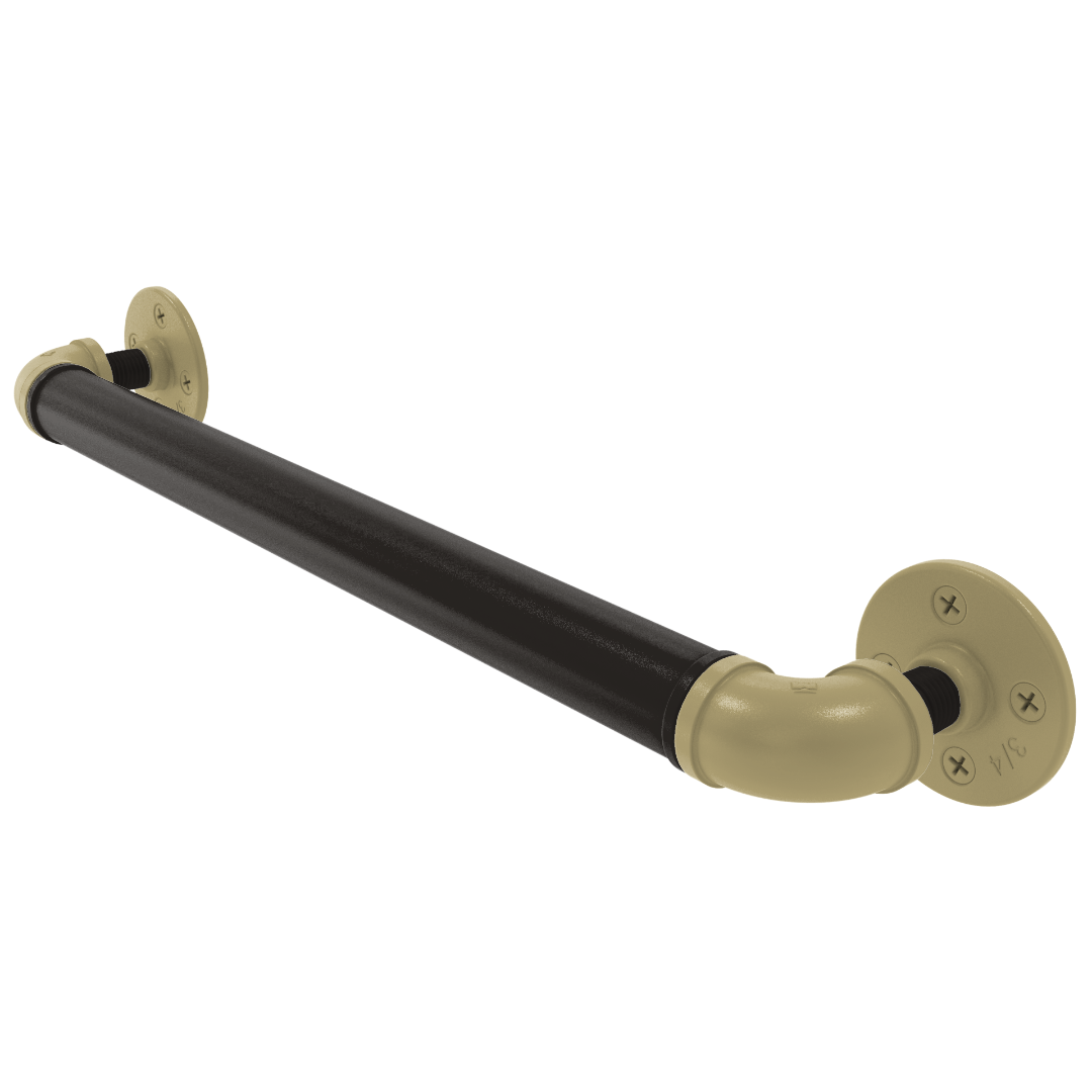 Collegiate Collection Grab Bar Boulder Black and Gold Edition