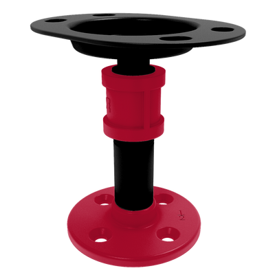 Collegiate Collection Vanity Top Toothbrush Holder Athens Red and Black Edition