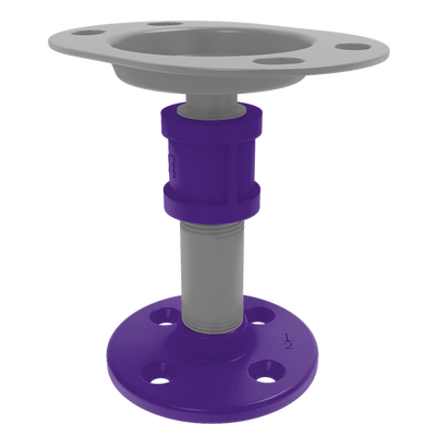 Collegiate Collection Vanity Top Toothbrush Holder Flint Hills Purple and Silver Edition