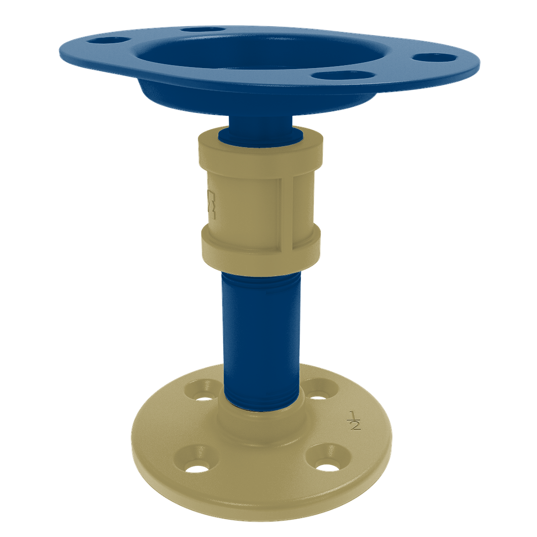 Collegiate Collection Vanity Top Toothbrush Holder Atlanta Gold and White Edition