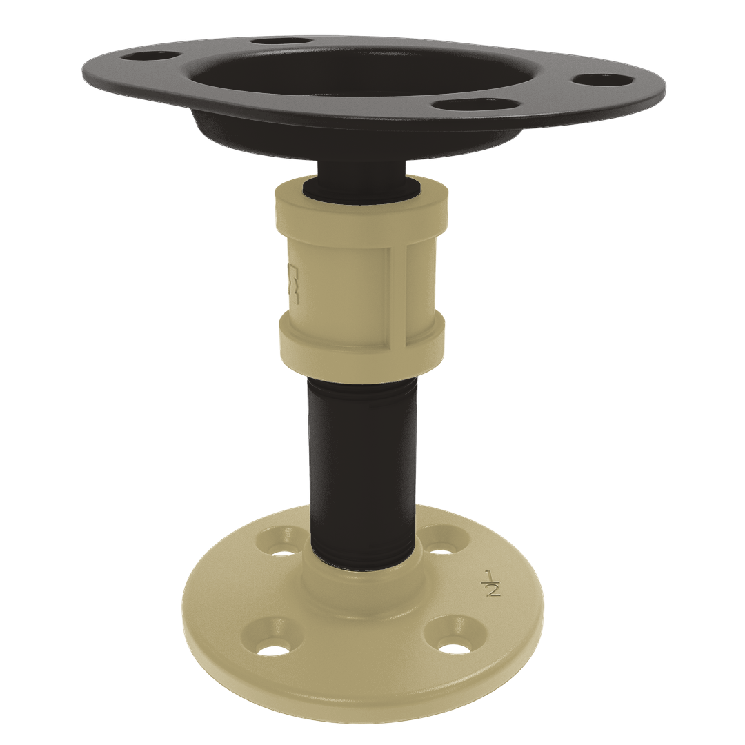 Collegiate Collection Vanity Top Toothbrush Holder Boulder Black and Gold Edition