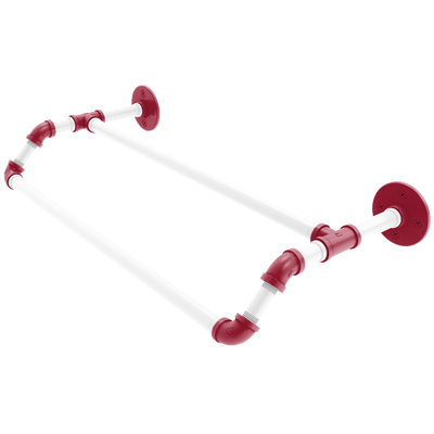 Collegiate Collection Double Towel Bar Tidewater Red and White Edition