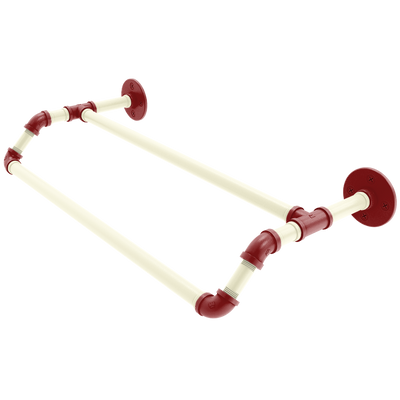 Collegiate Collection Double Towel Bar Norman Crimson and Cream Edition