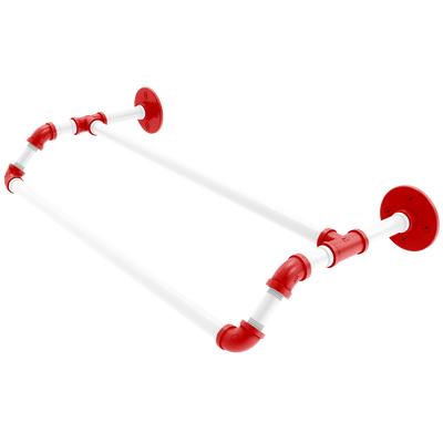 Collegiate Collection Double Towel Bar Cornhusker Red and White Edition